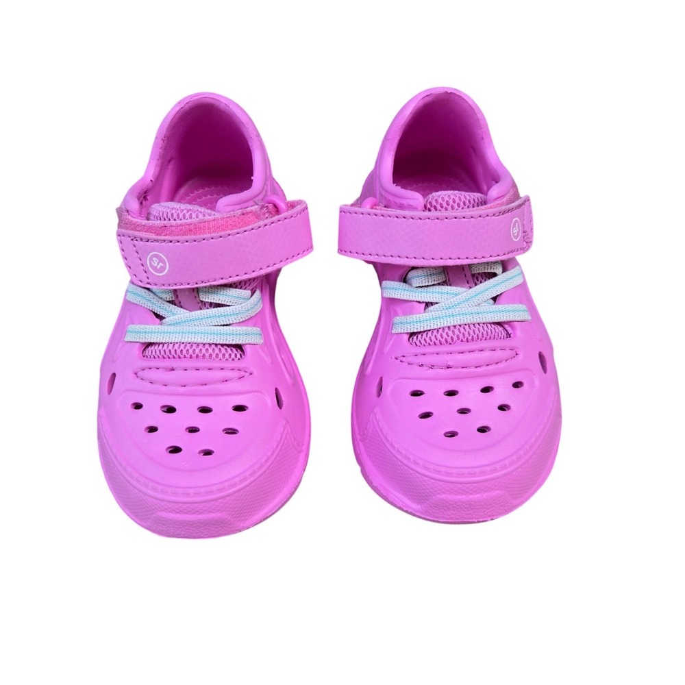 Stride Rite 360 Kids Pink Water Shoes Sneakers Size 6 US EU 22 Splash Pad Pool